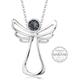 Levien Halskette Dark Crystal Guardian Angel Necklace sLE0133 Marke, Estándar, Metall, Kein Edelstein