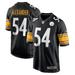 Men's Nike Kwon Alexander Black Pittsburgh Steelers Game Jersey