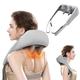 Neck Massager, 5D Neck and Shoulder Massager with Heat, Portable Back Neck and Shoulder Massager 5D Kneading Neck Massager for Pain Relief Deep Tissue Comfort Gifts for Women Men (Grey)