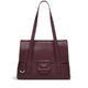 RADLEY London Purley Knoll Road Large Flapover Shoulder Handbag for Women in Red Grained Leather, with Twin Shoulder Straps & Buckle Closure