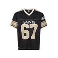 Recovered New Orleans Saints Black NFL Oversized Jersey Trikot Mesh Relaxed Top