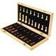 Chess Set Magnetic Chess Solid Wood Set Folding Chess Set Board Black and White Chess Pieces Chess Board Board Chess Piece Puzzle Game Chess Game Board Set