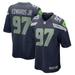 Men's Nike Mario Edwards Jr. College Navy Seattle Seahawks Game Jersey