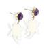 Brianna Cannon TCU Horned Frogs Mini Logo Earrings