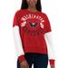 Women's G-III 4Her by Carl Banks Red Washington Capitals Team Pride Pullover Sweatshirt