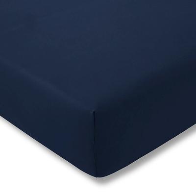 Spannbettlaken ESTELLA "Jersey-Stretch-Spannbetttuch", blau (saphir), B:100cm L:200-220cm, Jersey-Elasthan, Obermaterial: 97% Baumwolle, 3% Elasthan, Laken, Der Maßanzug für die Matratze Image