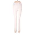 Madewell Jeggings - High Rise Skinny Leg Boyfriend: Pink Bottoms - Women's Size 26 Petite - Light Wash