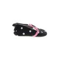 Cutie Pie Booties: Slip-on Wedge Casual Black Shoes - Size 6-9 Month