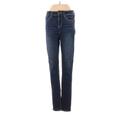 American Eagle Outfitters Jeggings - Mid/Reg Rise: Blue Bottoms - Women's Size 2 Tall