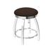 Holland Bar Stool 802 Misha Swivel Vanity Stool Upholstered in Black/Brown | Wayfair 80218CH025