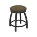 Holland Bar Stool 802 Misha Swivel Vanity Stool Upholstered in Brown | Wayfair 80218PW017