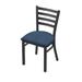 Holland Bar Stool 400 Jackie Chair Upholstered/Metal in Gray/Blue | Wayfair 40018PW024