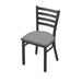 Holland Bar Stool 400 Jackie Chair Upholstered/Metal in Gray/Black | Wayfair 40018PW007