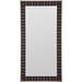 Vanguard Furniture Corinthian Wall Mirror Leather in Gray | 93.5 H x 48.5 W x 2.5 D in | Wayfair 9404-MI_154373_Hampton