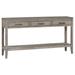 Red Barrel Studio® Chandar 59.1" Console Table Wood in Brown | 31.7 H x 59.1 W x 13.8 D in | Wayfair 85246B07BB4A48A1A58AF3D5157F9889