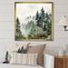 Loon Peak® Pine Tree Misty Morning I - Print Canvas, Cotton in White | 36 H x 36 W x 1.5 D in | Wayfair EDE5937A2BB541BEB31B48D54BD3782B