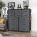 Ebern Designs 12 - Drawer Dresser Wood/Metal in Gray | 38.97 H x 11.8 W x 43.31 D in | Wayfair 667483CD7B454E2C83E1F188AE127E43