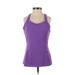 Athleta Active Tank Top: Purple Solid Activewear - Women's Size Small