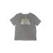 Under Armour Short Sleeve T-Shirt: Gray Marled Tops - Kids Girl's Size X-Large