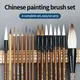 Chinese Painting Brush Beginner Calligraphy Drawing Bamboo Pen Curtain Felt Rice Paper Set Landscape