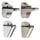 Zinc Alloy Adjustable Glass Clamps Glass Shelf Holder Support Bracket Chrome Alloy Shelf Holder