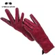 Good quality touch gloves color winter women's leather gloves genuine suede 50% genuine leather 50%