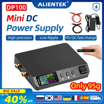 ALIENTEK DC Power Supply DP100 Lab Power Supply Adjustable 30V 5A switching power supply Portable Digital Bench Power Supply