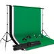 SH Photography Background Stand Kit With Adjustable Stand Support System Backdrops for Photo Studio
