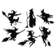 Halloween Set Witches Paper Cut Metal Craft Dies Card Making Stencils Diy Manual Scrapbooking New