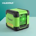 Huepar Laser Level 2 Lines Self Levelling Horizontal & Vertical Green Red Beam Use One-Button Laser