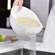 Multifunctional Rice Sieve Colander with Handles for Kitchen Plastic Strainer Basket for Sink Drain