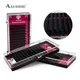 Abonnie All size High Quality Eyelash Extension Mink Individual Eyelashes Matte Black Lashes Tray