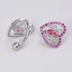 Women Sexy Body Jewelry Spider Heart Belly Button Ring Navel Piercing Reversed Curved Bar Surgical