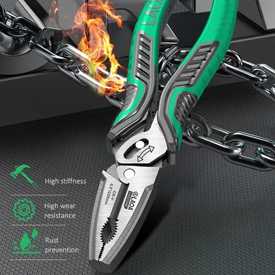 LAOA Eccentric Wire Cutters Three Axis Labor-Saving Tool Pliers Electrician's Cr-V Steel 8.5 Inch Plier