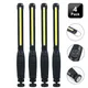 COB LED Flashlight Magnetic Work Light USB Rechargeable Torch Hook Portable Lantern Inspection Light