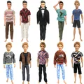 NK Mix Prince Ken Doll Clothes Fashion Suit Cool Outfit For Barbie Boy KEN Doll Accessories Presents