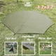 Octagonal Mat 3.2x3.2m for Pyramid Hot Tent Ground Sheet for Tipi Tent Waterproof Picnic Mats