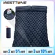WESTTUNE Double Inflatable Mattress with Built-in Pillow Pump Outdoor Sleeping Pad Camping Air Mat