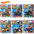 Original Hot Wheels Car Monster Trucks Boys Toys for Children 1:64 Diecast Tiger Shark Batman Dodge