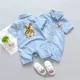 IENENS Kids Baby Boy Jumper Girls Clothes Pants Denim Shorts Jeans Overalls Toddler Infant Jumpsuits