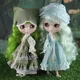 ICY DBS Blyth doll 1/6 Joint Body 30cm white skin casual dress set BJD toys fashion gift gift