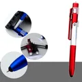 1PCS Multifunctional Toy Ballpoint Pen Four-In-One Folding Light Pen Mobile Phone Holder LED Light