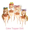 Children's Birthday Gift DIY Cake Decorates Mini Doll Girl Toys Sugar-turning Cake Mould Cake naked