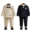 Boys Suit For Wedding 1Year Baby Kids Photograph Suit Children Formal Ceremony Tuxedo Dress Child
