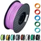 PLA Materal 3D Printer Filament 1.75mm 100g/250g Multiple Color 3D Pen Filament Solid Purple Blue