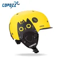 COPOZZ Kids Cartoons Ski Helmet Integrally-molded Safety Outdoor Skiing Cycling Protection Helmet