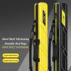 Shockproof Hard Shell Fishing Rod Bag ABS+PC Protective Storage Case 7 Layer Gear Tackle Carry with