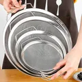 Stainless Steel Fine Mesh Strainer Basket with Double Handles Large Juice Rice Flour Sieve Food