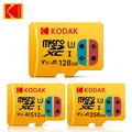 KODAK Micro SD Memory Card 128GB 256GB 512GB A2 UP TO 100MB/s Class10 U3 microsd TF Card 4K HD for