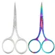 1PC Nails Art Scissor Makeup Eyebrow Eyelash Trimmer Facial Hair Remover Manicure Scissor Nail